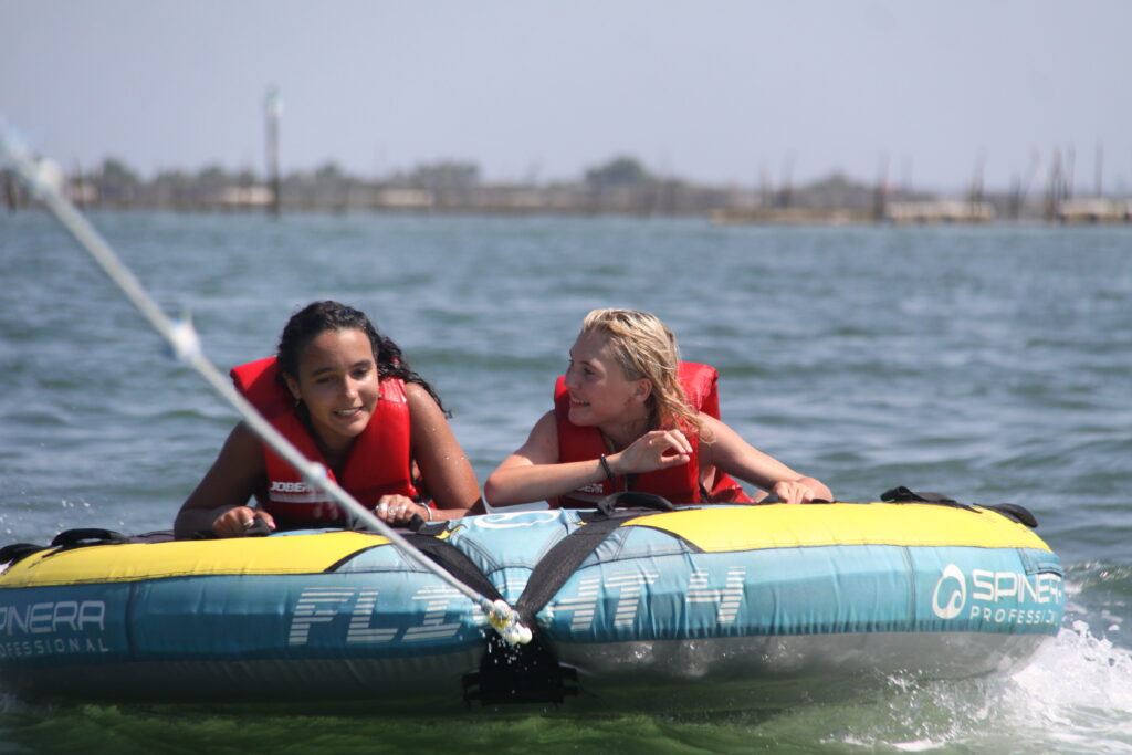 Bouée tractée en duo au Cap-Ferret et bassin d'Arcachon